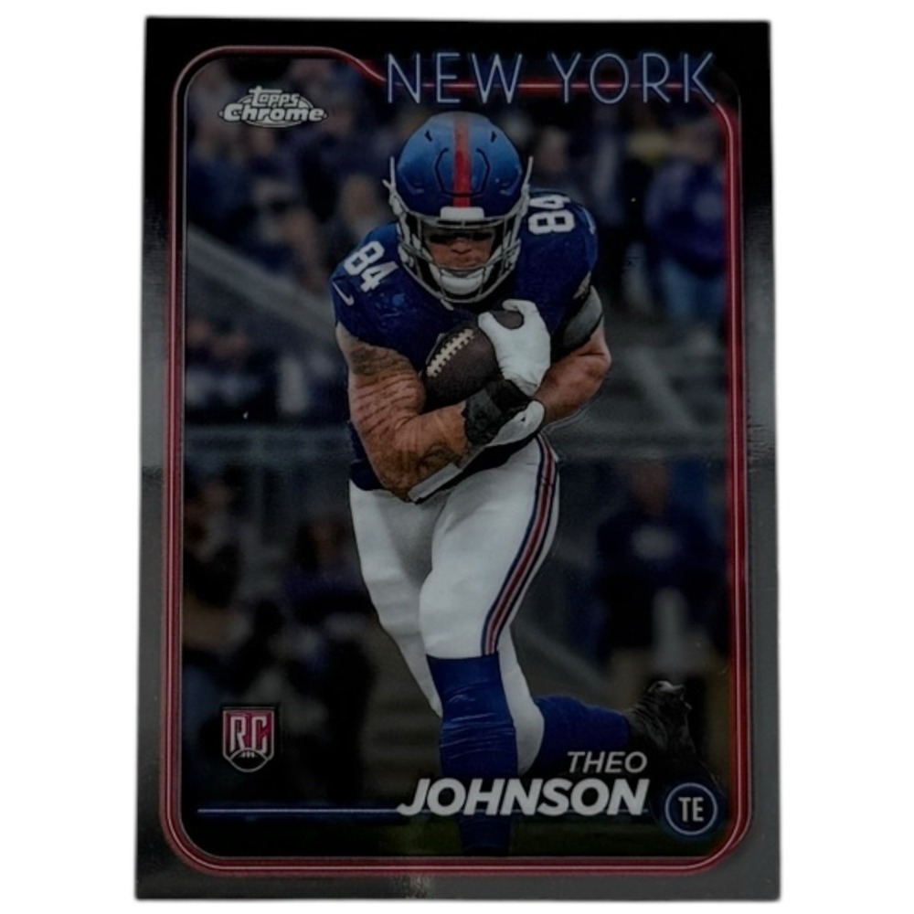 2024 Topps‎ Chrome - Rookies Theo Johnson #257 (RC)
